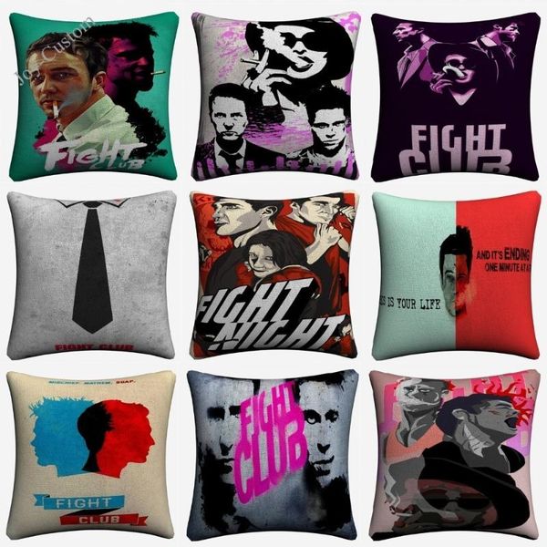 cushion/decorative pillow fight club classic movie artwork decorative cotton linen cushion cover 45x45cm for sofa chair pillowcase home deco
cushion/decorative pillow fight club classic movie artwork decorative cotton linen cushion cover 45x45cm for sofa chair pillowcase home deco
