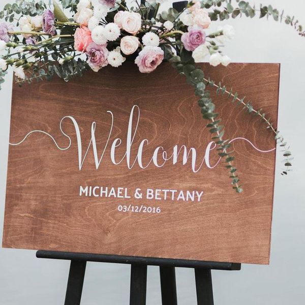 party decoration custom welcome to wedding sign rustic decor name reception wooden board
party decoration custom welcome to wedding sign rustic decor name reception wooden board
