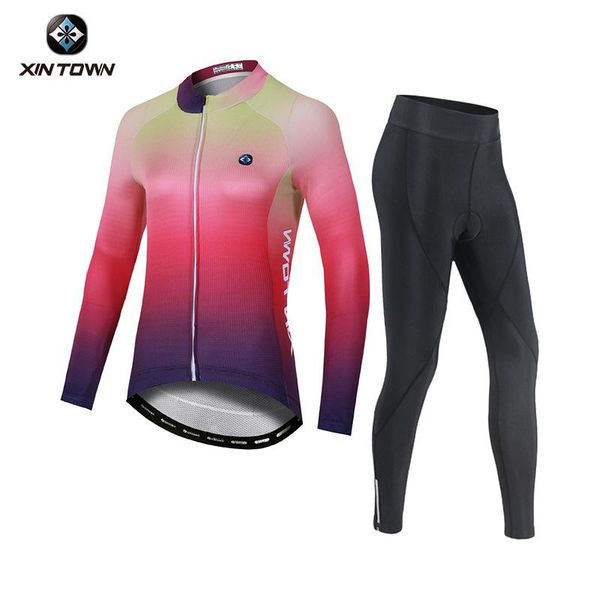 racing sets bicycle cycling suit for women ciclismo roadbike bib gel pants springautumn riding clothes women's long bike jersey clothin, Black;blue
racing sets bicycle cycling suit for women ciclismo roadbike bib gel pants springautumn riding clothes women's long bike jersey clothin, Black;blue