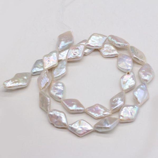 other natural freshwater pearl beaded irregular white rhombus loose beads for jewelry making necklace bracelet 10x27mm
other natural freshwater pearl beaded irregular white rhombus loose beads for jewelry making necklace bracelet 10x27mm