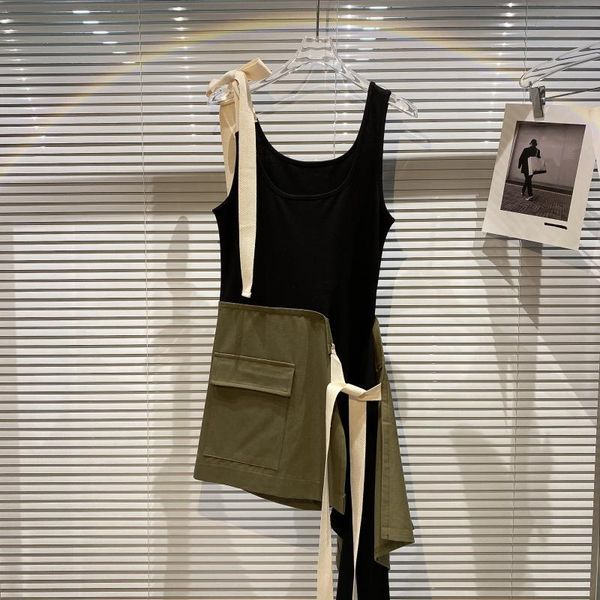 women patchwork asymmetrical sling dress round neck sleeveless arrivals lady fashion spring summer 11d500 210525, Black;gray
women patchwork asymmetrical sling dress round neck sleeveless arrivals lady fashion spring summer 11d500 210525, Black;gray
