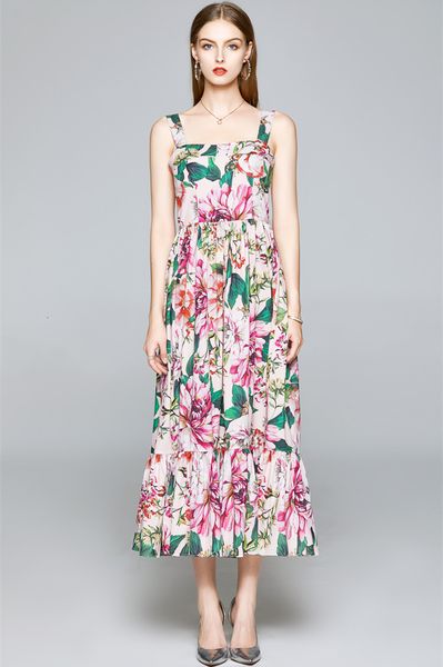 casual dresses 2021 runways summer floral printing elegant girly fashion s slip ed b985, Black;gray
casual dresses 2021 runways summer floral printing elegant girly fashion s slip ed b985, Black;gray