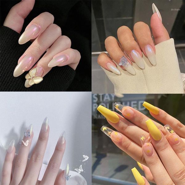 24pcs butterfly aurora polaris handmade pattern wearable fake nails matte lady full cover finished finger nail1, Red;gold
24pcs butterfly aurora polaris handmade pattern wearable fake nails matte lady full cover finished finger nail1, Red;gold