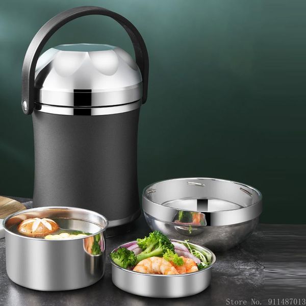 dinnerware sets stainless steel layered thermal insulation lunch box can hold soup portable storage durable children lunchbox
dinnerware sets stainless steel layered thermal insulation lunch box can hold soup portable storage durable children lunchbox