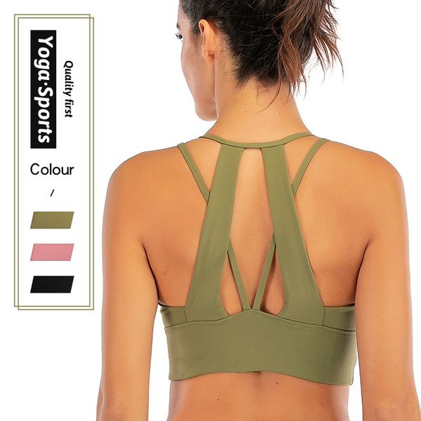 lovely yoga outfits push up shockproof sports bra xl for women cross straps wireless padded comfy gym underwear active wear workout fitness, White;red
lovely yoga outfits push up shockproof sports bra xl for women cross straps wireless padded comfy gym underwear active wear workout fitness, White;red