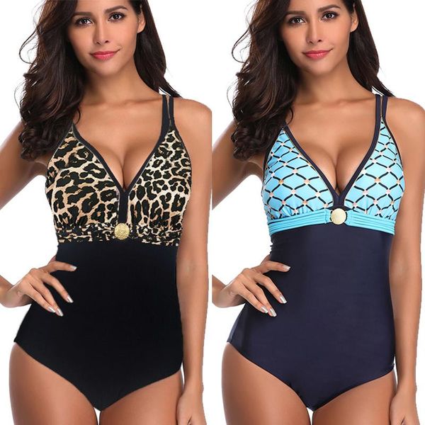 one-piece suits plus size one piece bikini 2021 arrival solid color leopard backless deep v-neck bathing for women traje de baño
one-piece suits plus size one piece bikini 2021 arrival solid color leopard backless deep v-neck bathing for women traje de baño