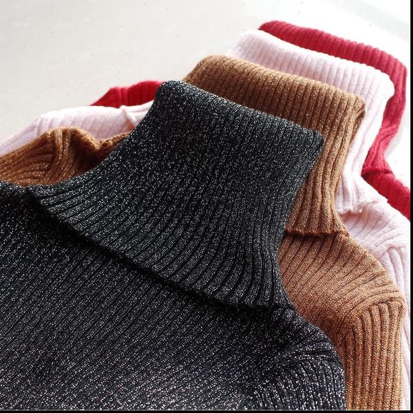 glitter turtleneck women sweaters pullover sweater high elasticity knitted ribbed slim jumper autumn winter basic female, White;black
glitter turtleneck women sweaters pullover sweater high elasticity knitted ribbed slim jumper autumn winter basic female, White;black