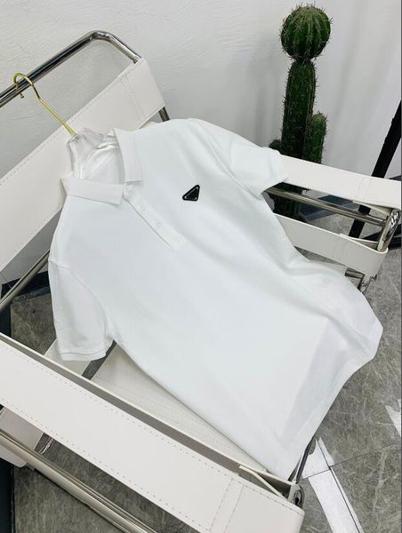 men's polos designer tee double cotton polo shirt casual summer breathable solid color tees early spring mens t-shirt letters 3u9a, White;black
men's polos designer tee double cotton polo shirt casual summer breathable solid color tees early spring mens t-shirt letters 3u9a, White;black