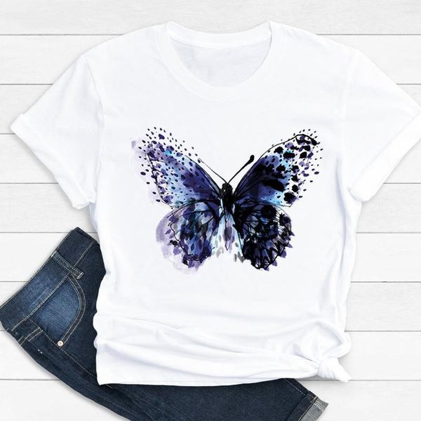 women's t-shirt women clothes cartoon butterfly beach 90s ladies summer print fashion short sleeve tshirt female tee graphic, White
women's t-shirt women clothes cartoon butterfly beach 90s ladies summer print fashion short sleeve tshirt female tee graphic, White