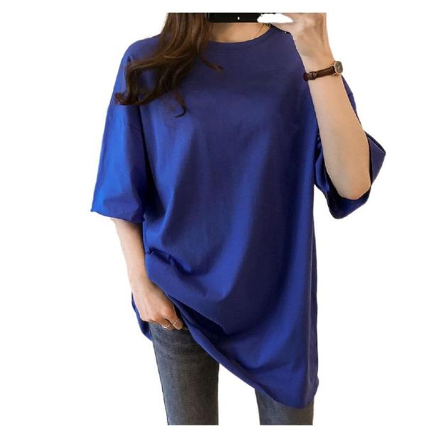 women's t-shirt korean fashion solid loose t-shirts 5 colors half sleeve round neck casual oversize tees simple female plus size t shi, White
women's t-shirt korean fashion solid loose t-shirts 5 colors half sleeve round neck casual oversize tees simple female plus size t shi, White
