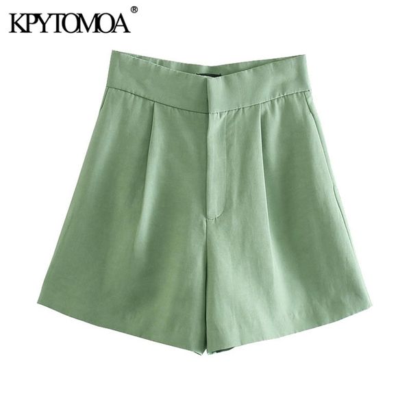 women chic fashion side pockets linen bermuda shorts vintage high waist zipper fly female short pants mujer 210421, White;black
women chic fashion side pockets linen bermuda shorts vintage high waist zipper fly female short pants mujer 210421, White;black