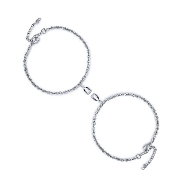charm bracelets stainless steel magnet bracelet simple fashion couple jewelry for lovers' yp7994, Golden;silver
charm bracelets stainless steel magnet bracelet simple fashion couple jewelry for lovers' yp7994, Golden;silver