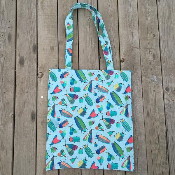 shopping bags yile 1pc no lining cotton linen eco tote shoulder market bag blue pink base insect l91105
shopping bags yile 1pc no lining cotton linen eco tote shoulder market bag blue pink base insect l91105