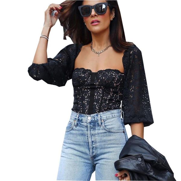 women's t-shirt off shoulder , elegant floral lace slim casual long sleeve t-shirts, White
women's t-shirt off shoulder , elegant floral lace slim casual long sleeve t-shirts, White