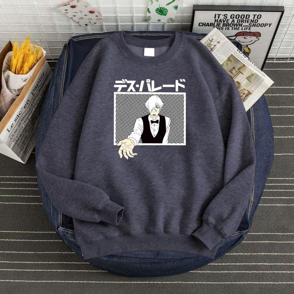 men's hoodies & sweatshirts decim death parade harajukus printing hoody comfortable casual pullover warm brand mens hoodie oversize cre, Black
men's hoodies & sweatshirts decim death parade harajukus printing hoody comfortable casual pullover warm brand mens hoodie oversize cre, Black