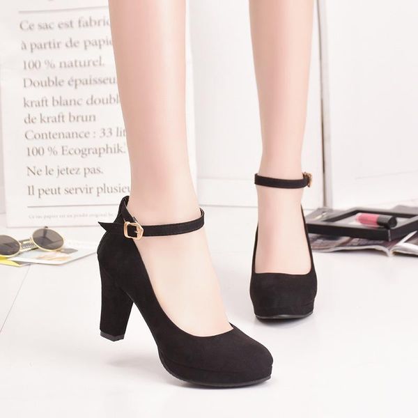 boots 2021 women platform ladies party shoes buckle strap solid color mid-heeled fashion for womens heels, Black
boots 2021 women platform ladies party shoes buckle strap solid color mid-heeled fashion for womens heels, Black