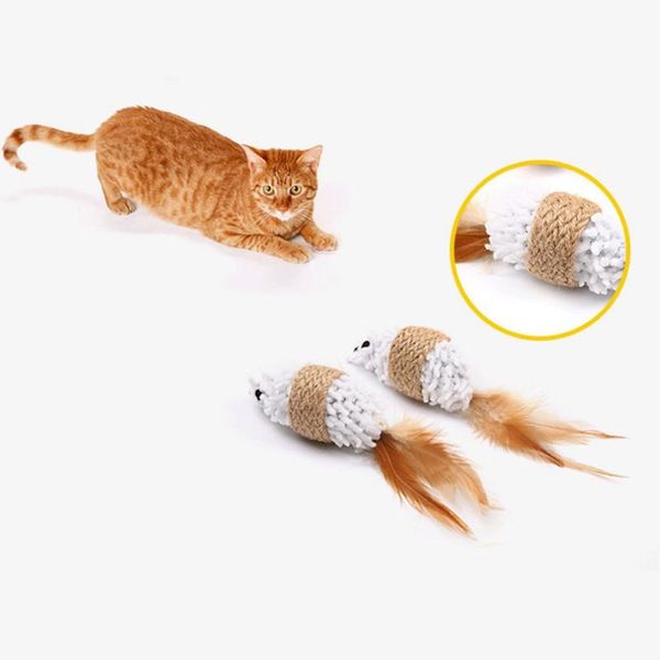 cat toys portable lovely mouse ball feather toy with mint funny teaser interactive pet catnip
cat toys portable lovely mouse ball feather toy with mint funny teaser interactive pet catnip