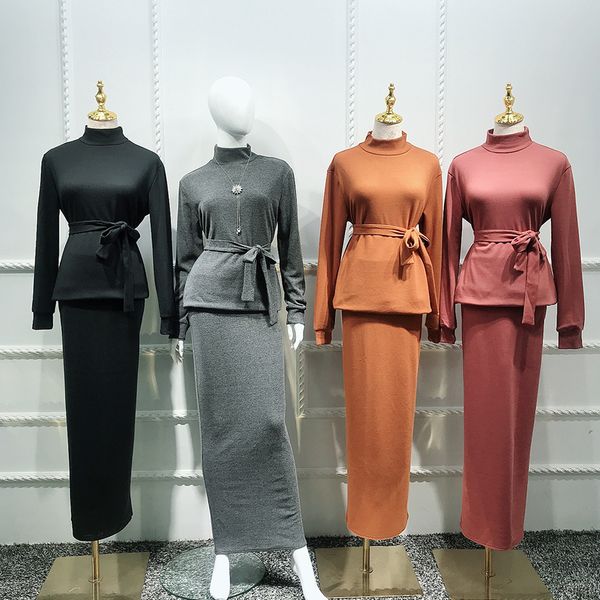 long two piece knit set women abaya dubai muslim 2 piece knitted skirts suits for womens conjunto feminino ensemble femme, Red
long two piece knit set women abaya dubai muslim 2 piece knitted skirts suits for womens conjunto feminino ensemble femme, Red