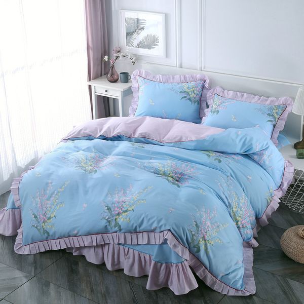 wide single bedding all cotton comfortable small fresh 4-piece home textile sheet quilt cover
wide single bedding all cotton comfortable small fresh 4-piece home textile sheet quilt cover