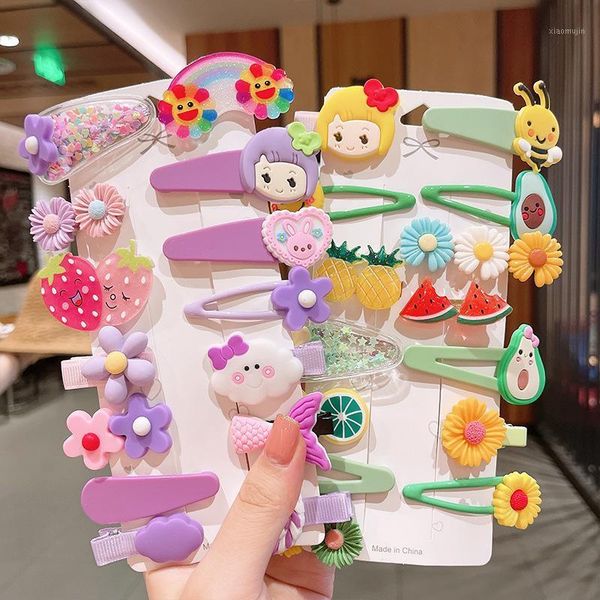 hair accessories 14pcs/set girls cute cartoon animals flower fruit hairpins children lovely clips barrettes headband kids, Slivery;white
hair accessories 14pcs/set girls cute cartoon animals flower fruit hairpins children lovely clips barrettes headband kids, Slivery;white
