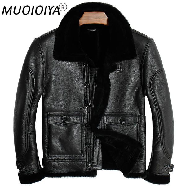 men's leather & faux .brand mens 100% shearling jacket,man genuine clothes.winter thick sheep fur coat,soft sheepskin, Black
men's leather & faux .brand mens 100% shearling jacket,man genuine clothes.winter thick sheep fur coat,soft sheepskin, Black