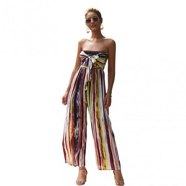 women's jumpsuits & rompers summer printed striped female straight wide leg women 2021 fashion casual jumpsuit, Black;white
women's jumpsuits & rompers summer printed striped female straight wide leg women 2021 fashion casual jumpsuit, Black;white