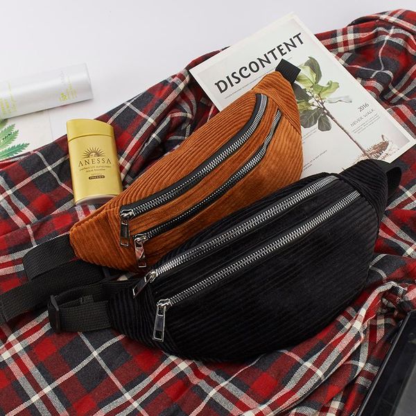 women corduroy waist bag ladies designer canvas fanny pack fashion travel money phone chest banana female bum belt bags
women corduroy waist bag ladies designer canvas fanny pack fashion travel money phone chest banana female bum belt bags