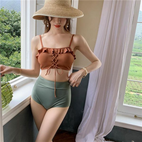 swimsuit with ruches high waist cute swimwear two piece ladies swim push up korea bathing suit women 2021 separate girls fun one-piece suits
swimsuit with ruches high waist cute swimwear two piece ladies swim push up korea bathing suit women 2021 separate girls fun one-piece suits