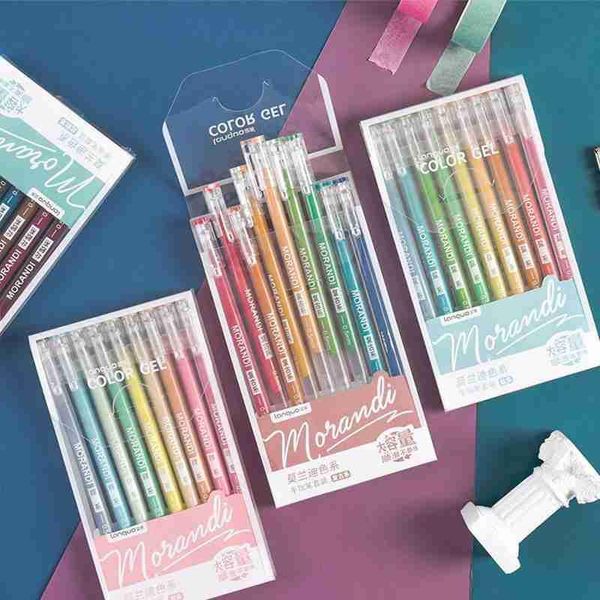 gel pens 6 pcs creative morandi pen multi colored set quick drying ink writting drawing for kids school stationery supplies
gel pens 6 pcs creative morandi pen multi colored set quick drying ink writting drawing for kids school stationery supplies