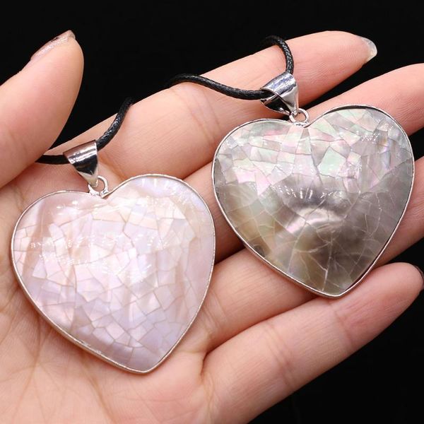 pendant necklaces natural shell necklace heart shape 40x40mm for diy jewelry making bracelet home decoration gift, Silver
pendant necklaces natural shell necklace heart shape 40x40mm for diy jewelry making bracelet home decoration gift, Silver