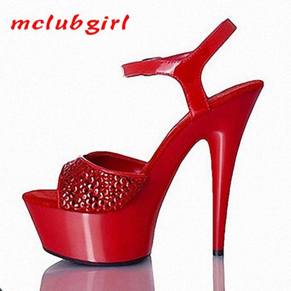 mclubgirl 15cm heels fashion mesh transparent crystal shoes thick sole super high heel thin sandals lyp, Black
mclubgirl 15cm heels fashion mesh transparent crystal shoes thick sole super high heel thin sandals lyp, Black