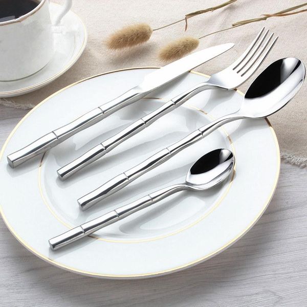 dinnerware sets abss-24pcs/sets stainless steel bamboo cutlery set tableware mirror polish silver dinner knives forks
dinnerware sets abss-24pcs/sets stainless steel bamboo cutlery set tableware mirror polish silver dinner knives forks