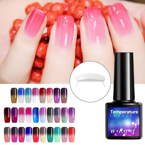 nail gel multi-colour glitter polish glue 3w mini baking light potherapy colour changing temperature 8ml, Red;pink
nail gel multi-colour glitter polish glue 3w mini baking light potherapy colour changing temperature 8ml, Red;pink