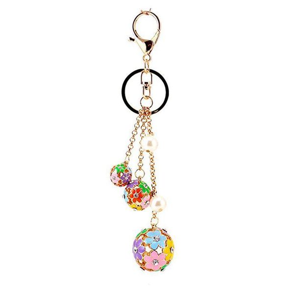 keychains fashion women little daisy flower ball keychain bag pendant charms, Silver
keychains fashion women little daisy flower ball keychain bag pendant charms, Silver