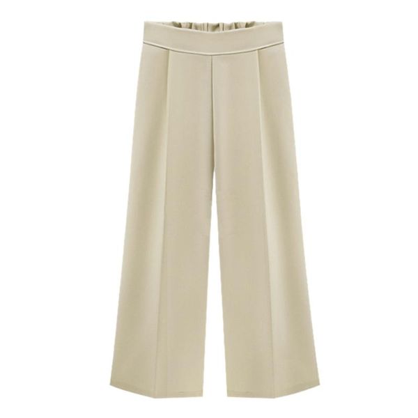 women's pants & capris autumn ladies wide leg loose elastic waist trousers high fashion femme casual chiffon nine women plus size tro, Black;white
women's pants & capris autumn ladies wide leg loose elastic waist trousers high fashion femme casual chiffon nine women plus size tro, Black;white