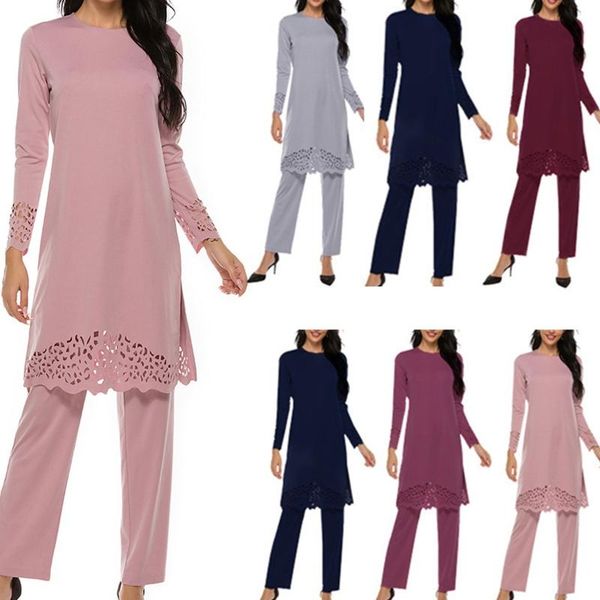 ethnic clothing women muslim outfit hollow out split long sleeve tunic pants set solid color abaya dress hijab robe kaftan malaysia mor, Red
ethnic clothing women muslim outfit hollow out split long sleeve tunic pants set solid color abaya dress hijab robe kaftan malaysia mor, Red