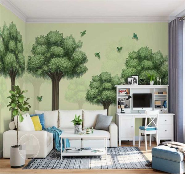 customized large mural wallpaper european children's room cute big tree flying birds background wall covering wallpapers
customized large mural wallpaper european children's room cute big tree flying birds background wall covering wallpapers