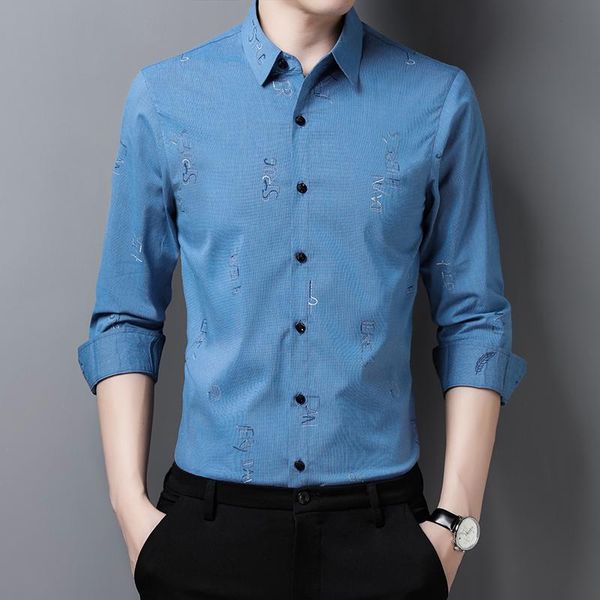 men's casual shirts 2021 autumn fashion all-match business simple embossed shirt soft, comfortable and stylish, White;black
men's casual shirts 2021 autumn fashion all-match business simple embossed shirt soft, comfortable and stylish, White;black