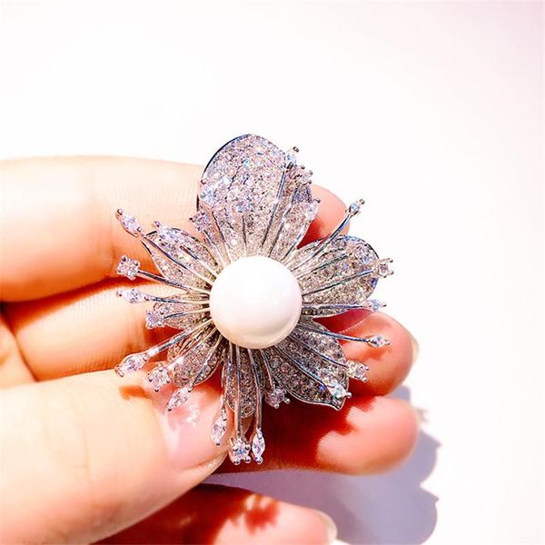 pins, brooches fashion zircon jewelry handmade big flower pearl pins wedding accessories pin for women 2021 broches para ropa mujer, Gray
pins, brooches fashion zircon jewelry handmade big flower pearl pins wedding accessories pin for women 2021 broches para ropa mujer, Gray
