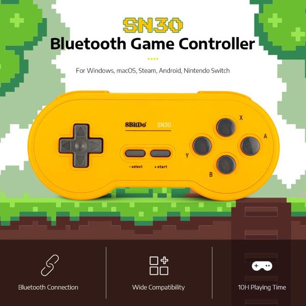 game controllers & joysticks 8bitdo sn30 bluetooth wireless gamepad controller for windows macos steam android classic retro pad
game controllers & joysticks 8bitdo sn30 bluetooth wireless gamepad controller for windows macos steam android classic retro pad