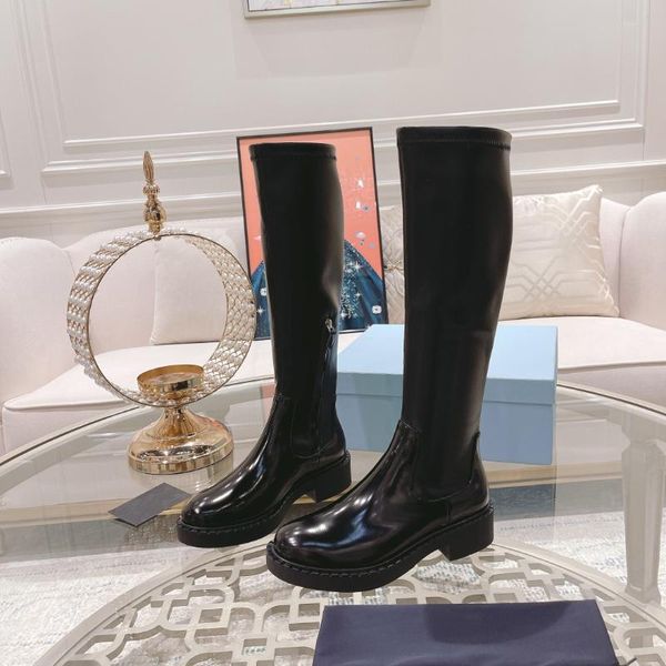 boots stretch long winter shoes women genuine leather platform zipper sewing designer botas de mujer size 34-41, Black
boots stretch long winter shoes women genuine leather platform zipper sewing designer botas de mujer size 34-41, Black