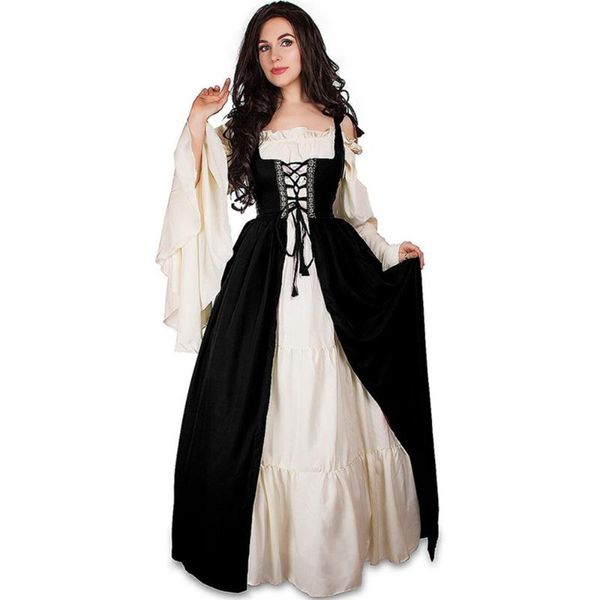 casual dresses medieval women dress 2021 bandage corset vestidos spring renaissance vintage square collar party club elegant, Black;gray
casual dresses medieval women dress 2021 bandage corset vestidos spring renaissance vintage square collar party club elegant, Black;gray