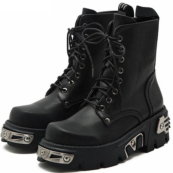 boots 6cm punk style platform ladies ankle 2021 autumn and winter motorcycle chunky shoes metal decoration black
boots 6cm punk style platform ladies ankle 2021 autumn and winter motorcycle chunky shoes metal decoration black