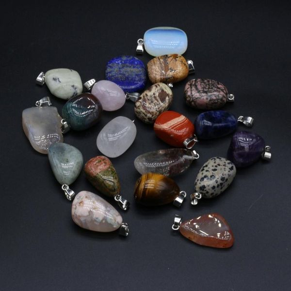 charms natural semi-precious stones irregular shape pendant necklace earrings for jewelry making accessories gift, Bronze;silver
charms natural semi-precious stones irregular shape pendant necklace earrings for jewelry making accessories gift, Bronze;silver