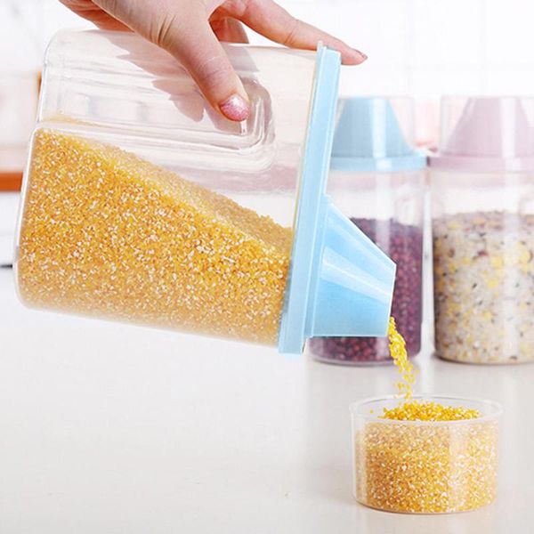 4pcs/set 1.9l container storage box rice bean transparent leakproof bottle kitchen organizer bottles & jars
4pcs/set 1.9l container storage box rice bean transparent leakproof bottle kitchen organizer bottles & jars