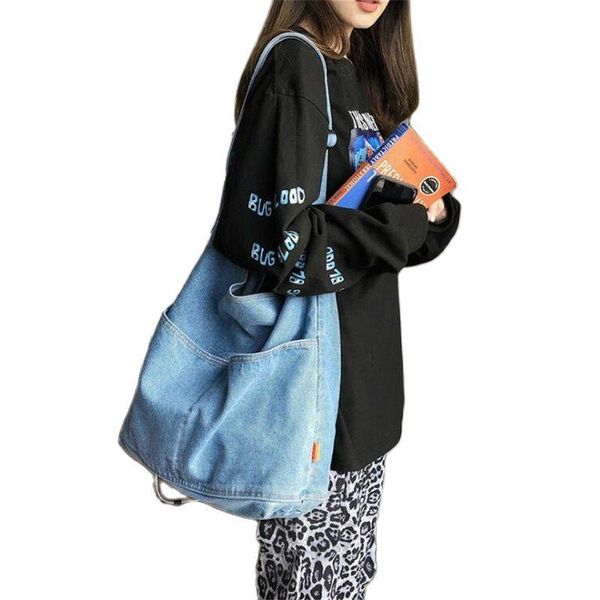 women denim shoulder bags fashion cross body for girls casual pocket handbags totes drop
women denim shoulder bags fashion cross body for girls casual pocket handbags totes drop
