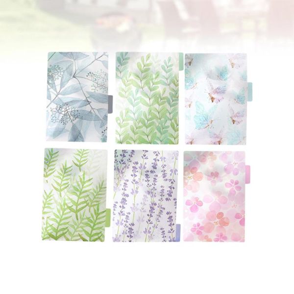 notepads 6 pcs a6 colorful six-hole page classified lables transparent tab dividers (forest tales series), Purple;pink
notepads 6 pcs a6 colorful six-hole page classified lables transparent tab dividers (forest tales series), Purple;pink