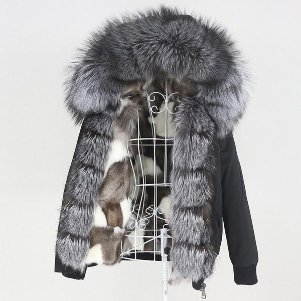 women's fur & faux oftbuy 2021 bomber waterproof parka winter jacket women real liner coat natural raccoon collar hood removable, Black
women's fur & faux oftbuy 2021 bomber waterproof parka winter jacket women real liner coat natural raccoon collar hood removable, Black