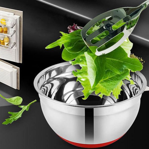 stainless steel bowl with sealing cover without magnetic thickening silicone bottom salad pot baking egg kitchen utensils ud88 bowls
stainless steel bowl with sealing cover without magnetic thickening silicone bottom salad pot baking egg kitchen utensils ud88 bowls