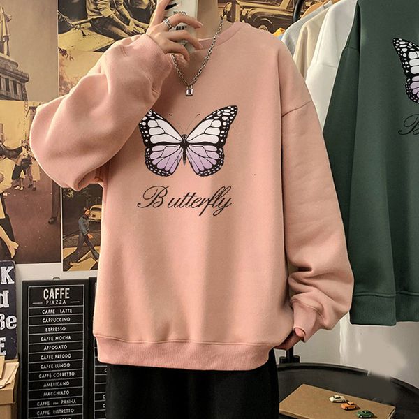 women's hoodies & sweatshirts butterfly print sweatshirt oversize o-neck couple casual pullover spring autumn female plus size ttx, Black
women's hoodies & sweatshirts butterfly print sweatshirt oversize o-neck couple casual pullover spring autumn female plus size ttx, Black